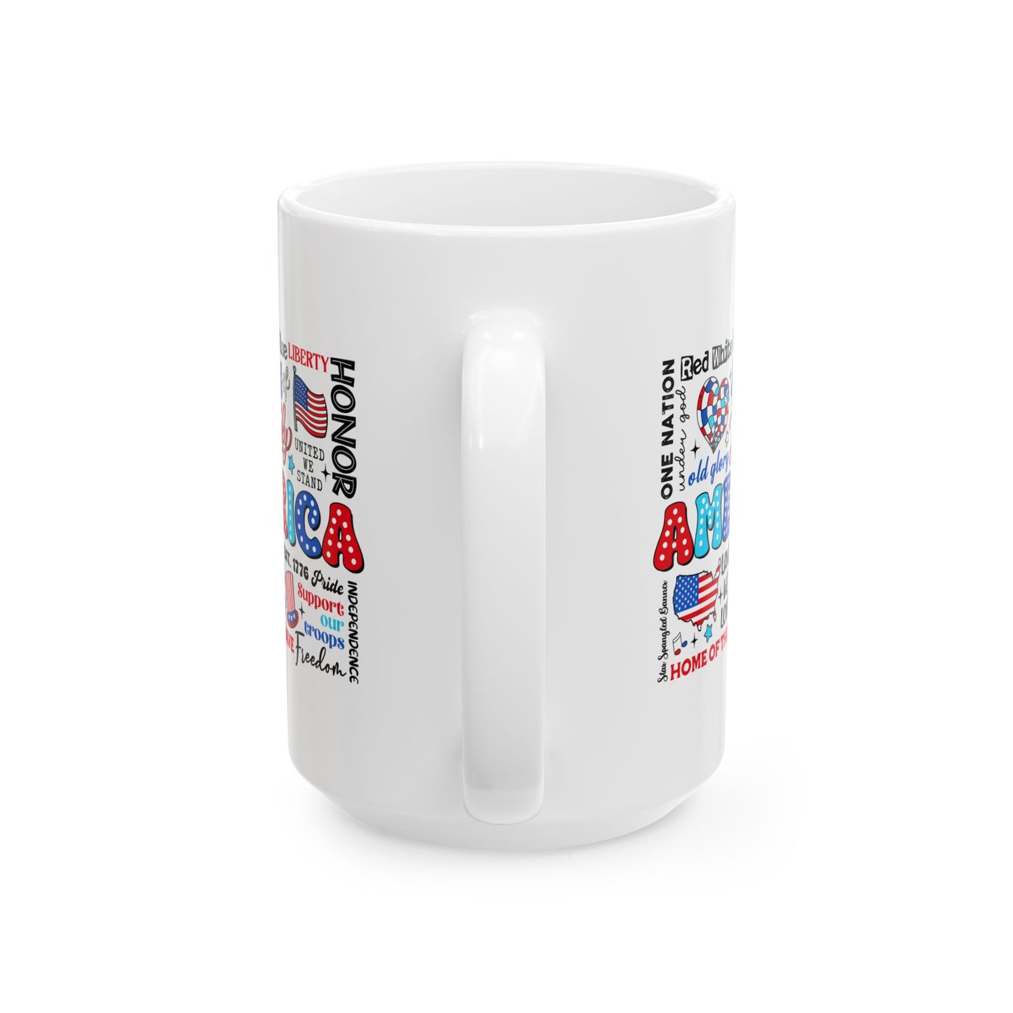 4th of July Mug - Retro America