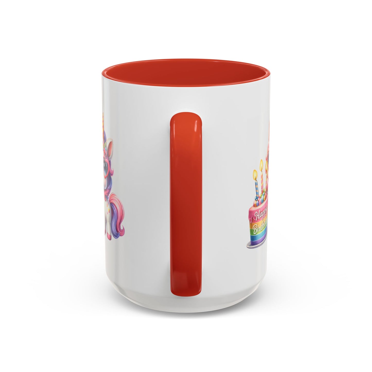 Birthday Mug - Unicorn Candles