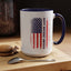 4th of July Mug - Happy Birthday America Flag
