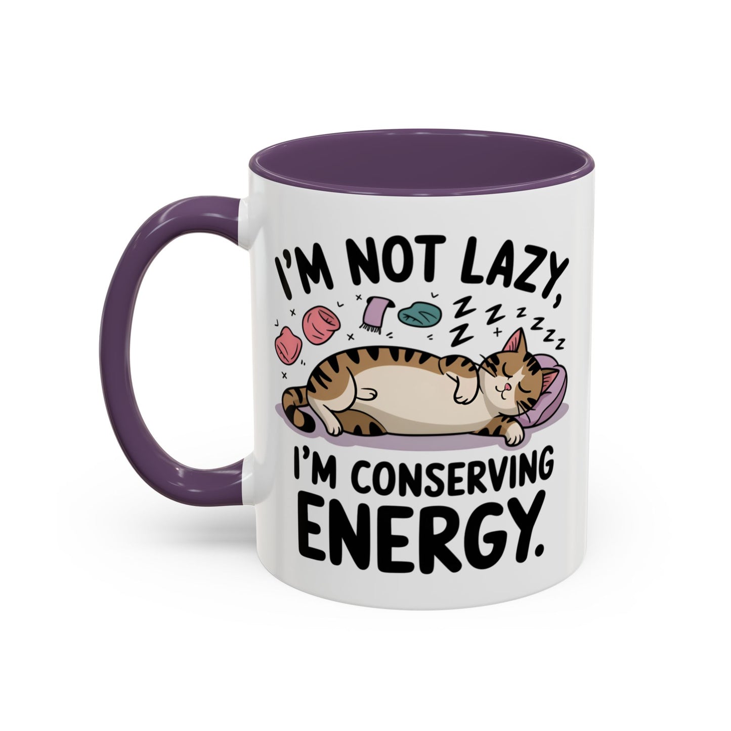 Animal Mug - I'm Not Lazy I'm Conserving Energy