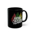 Christmas Mug - Merry Christmas White Text Graffiti