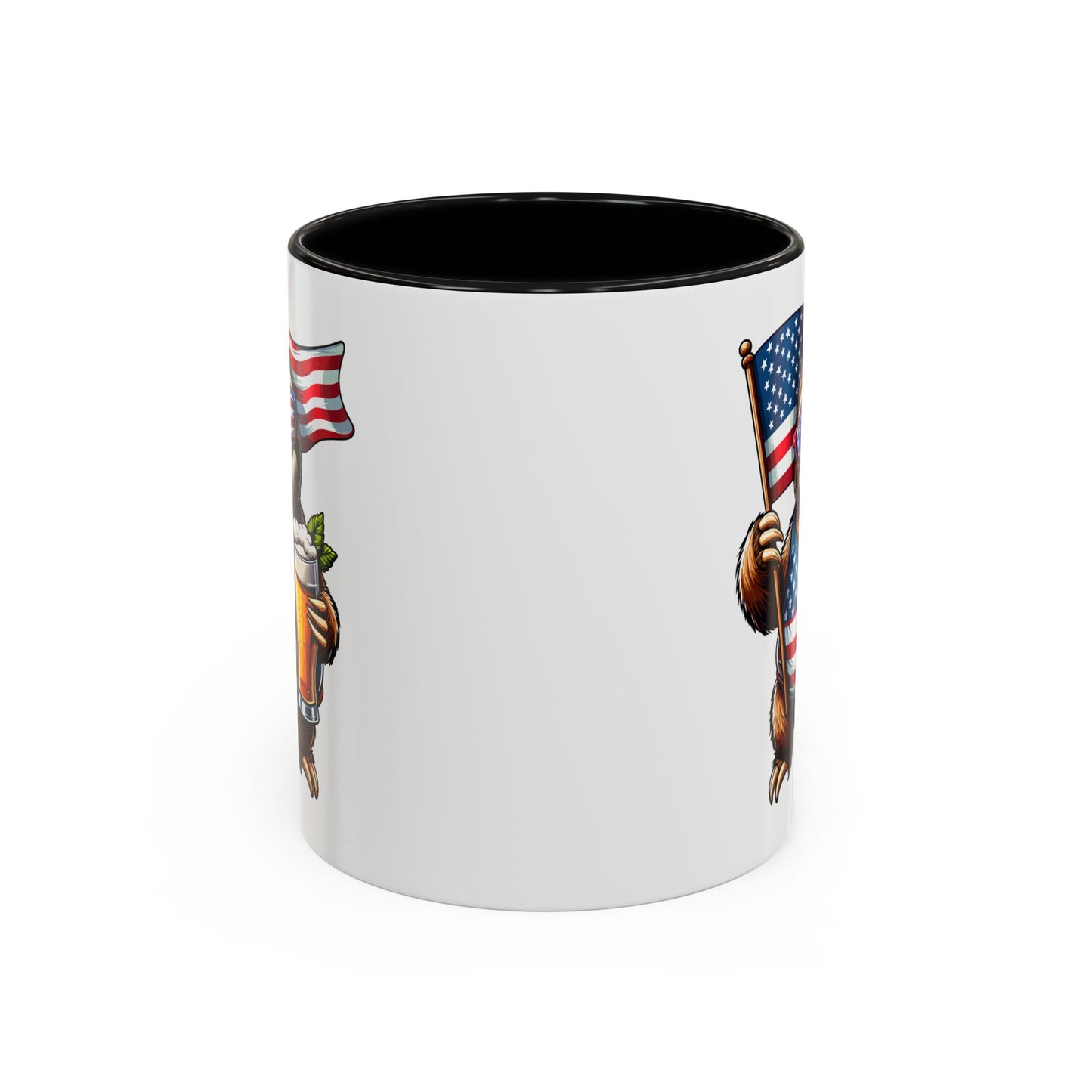 4th of July Mug - Merica Sloth