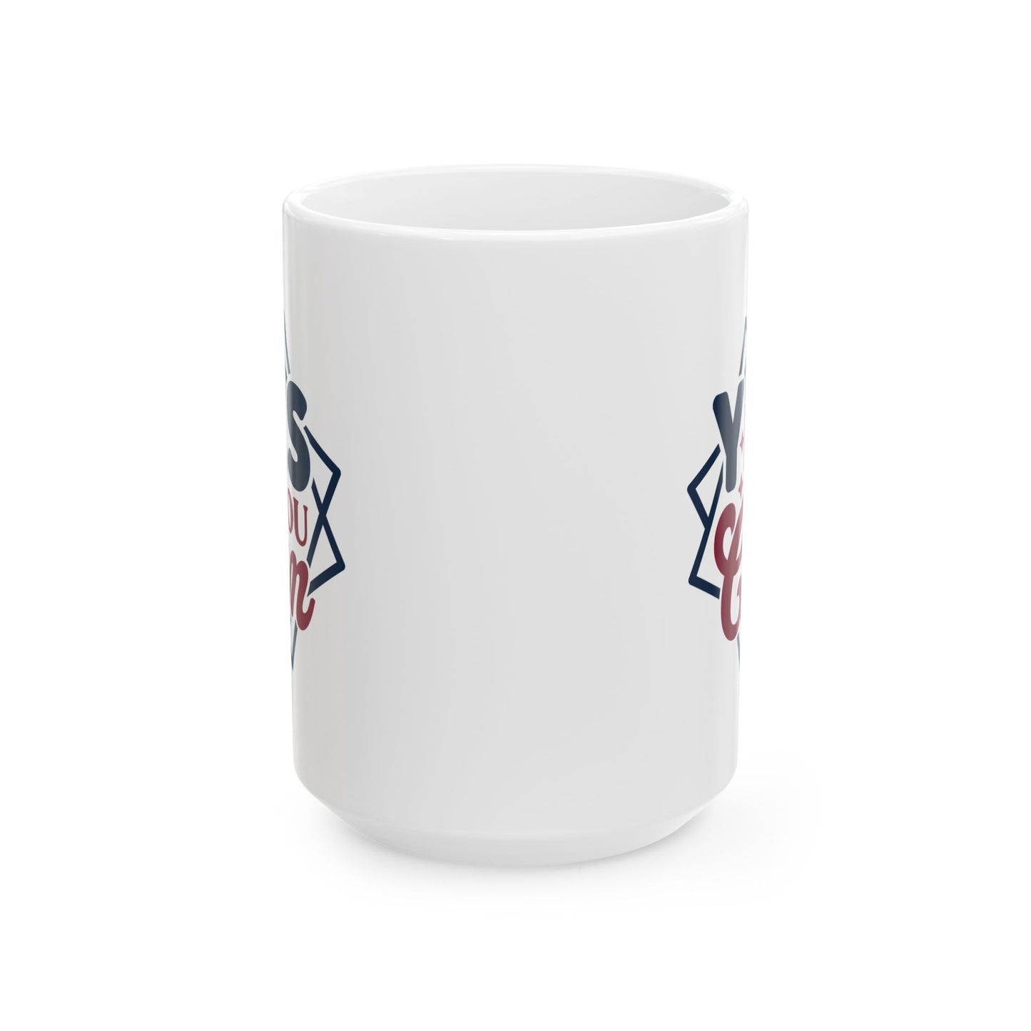 Motivation Mug - Yes You Can Squares