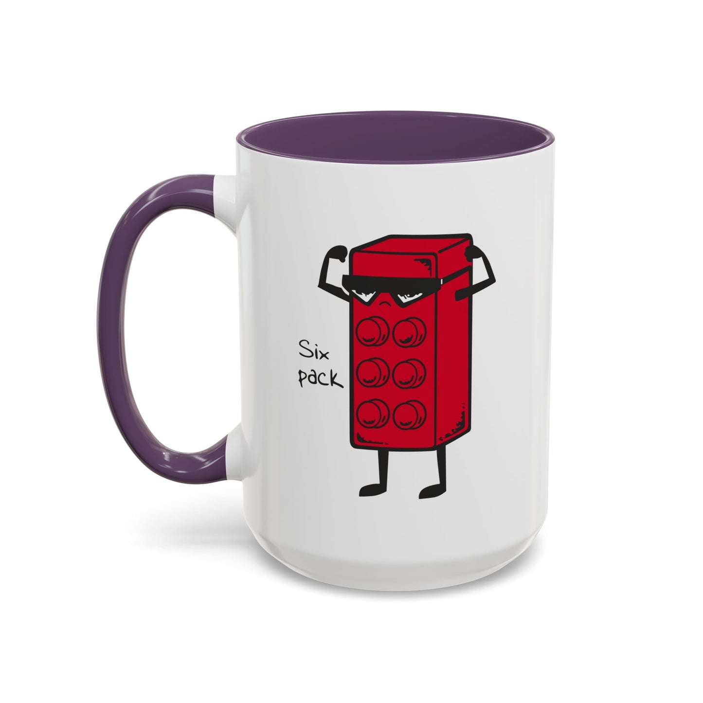 Humor Mug - Six Pack Lego Block