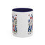 4th of July Mug - Floral America Patriotic