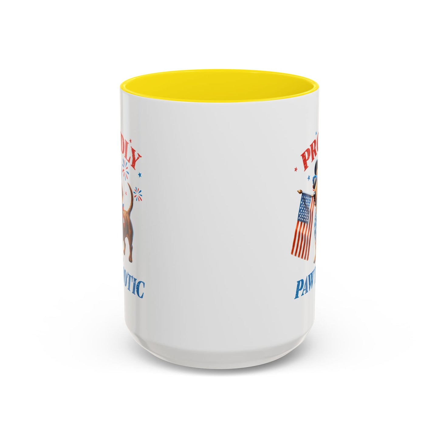 4th of July Mug - Proudly Pawtriotic Dog