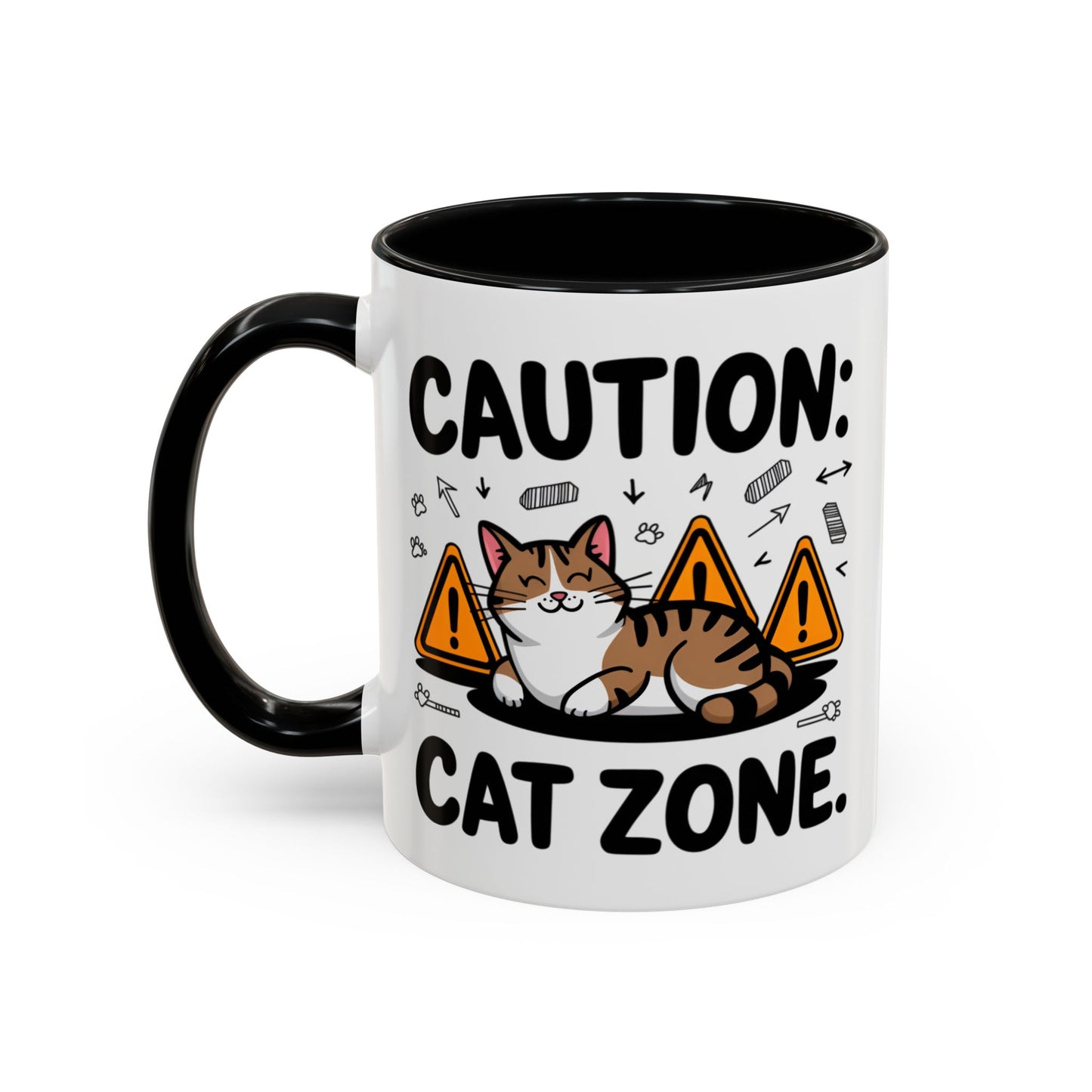 Animal Mug - Caution: Cat Zone