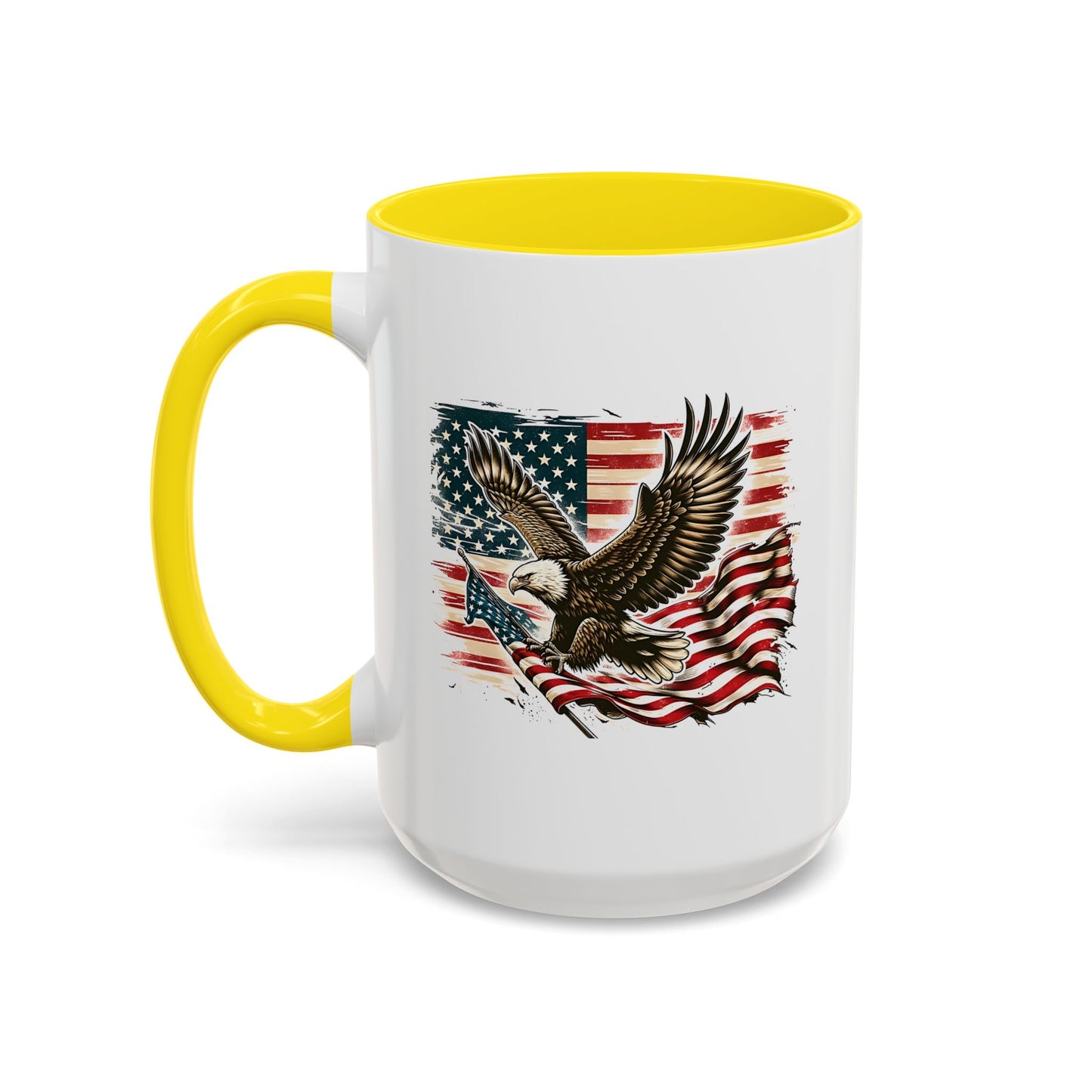 4th of July Mug - American Bald Eagle Flag 9