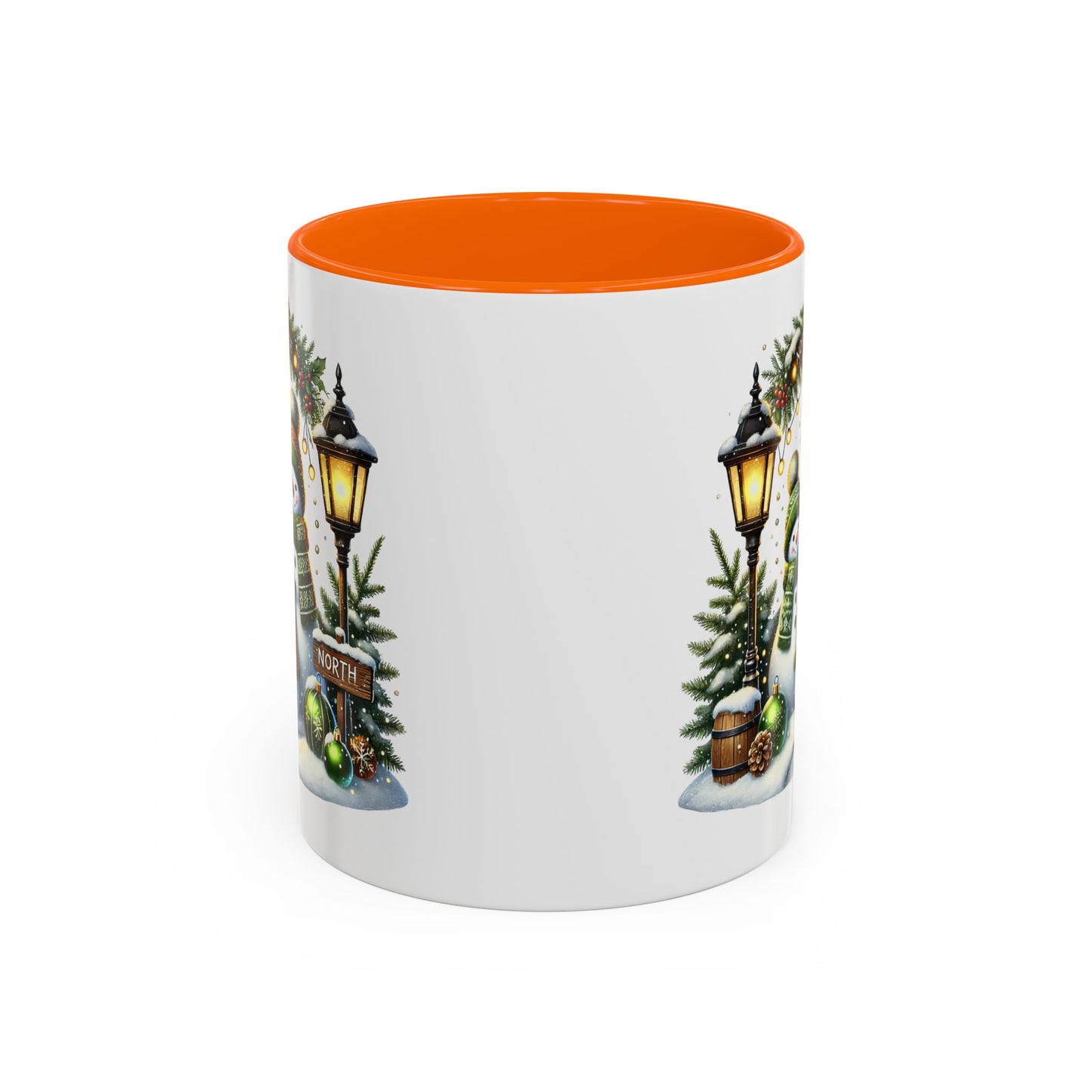 Christmas Mug - Green Snowman Family