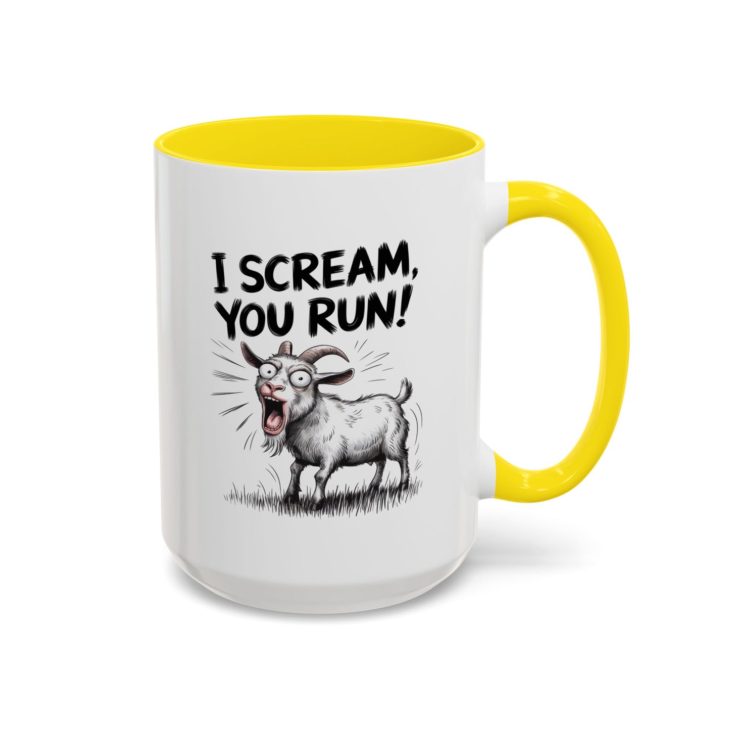 Humor Mug - I Scream, You Run