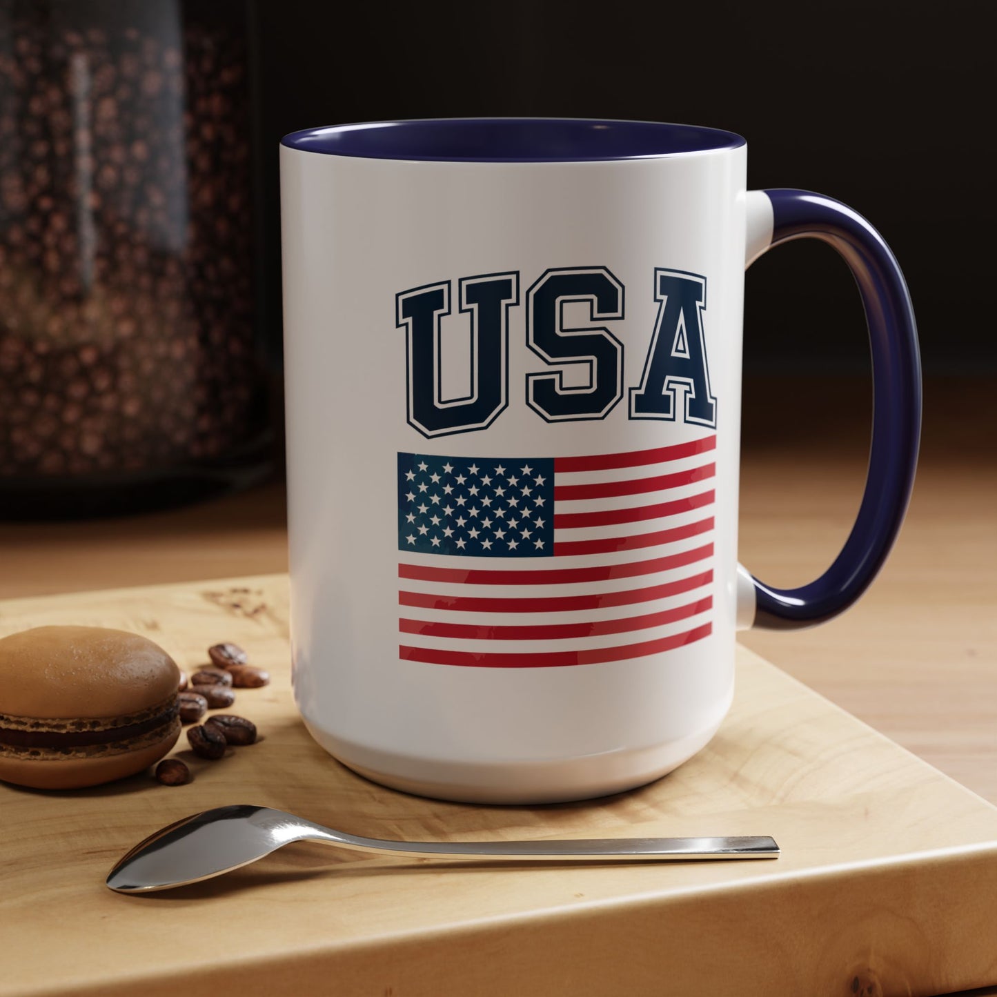 4th of July Mug - USA & Flag