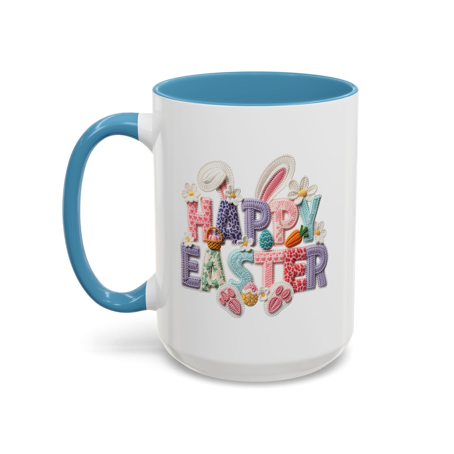 Easter Mug - Happy Easter Latch Yarn