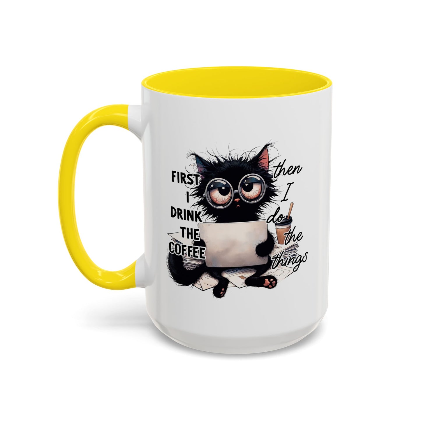 Animal Mug - First I Drink The Coffee