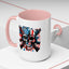 4th of July Mug - Skull With American Flag