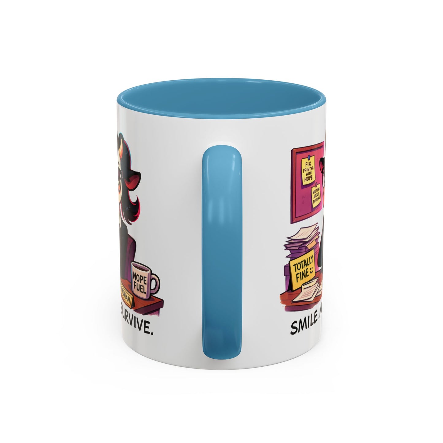Office Mug - Smile Nod Survive