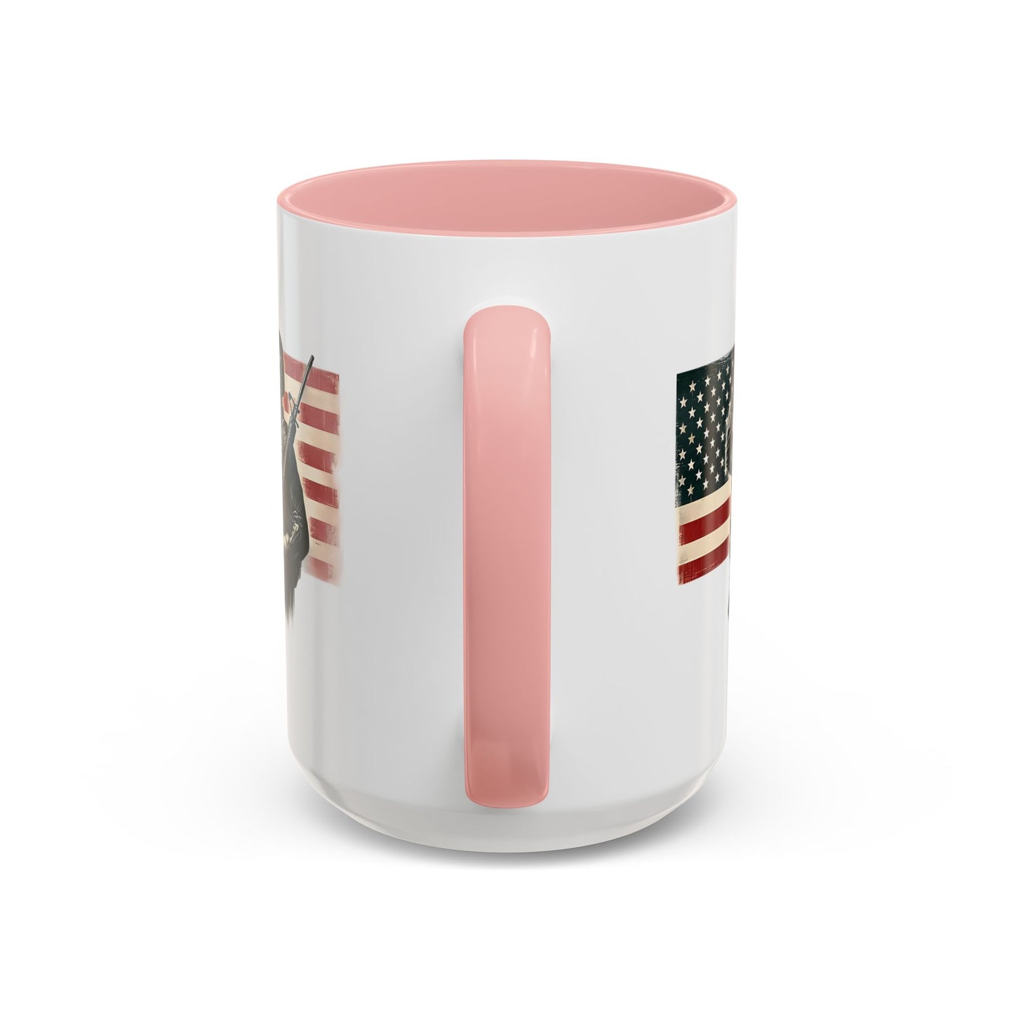 4th of July Mug - Soldier American Flag