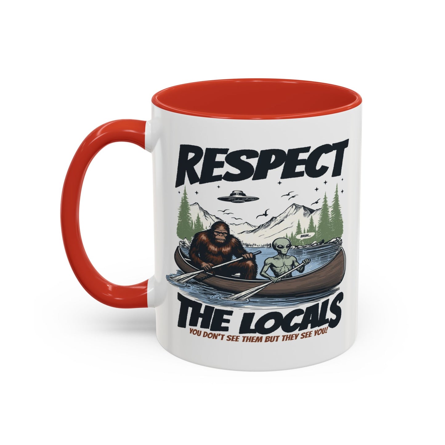 Alien Mug - Respect The Locals