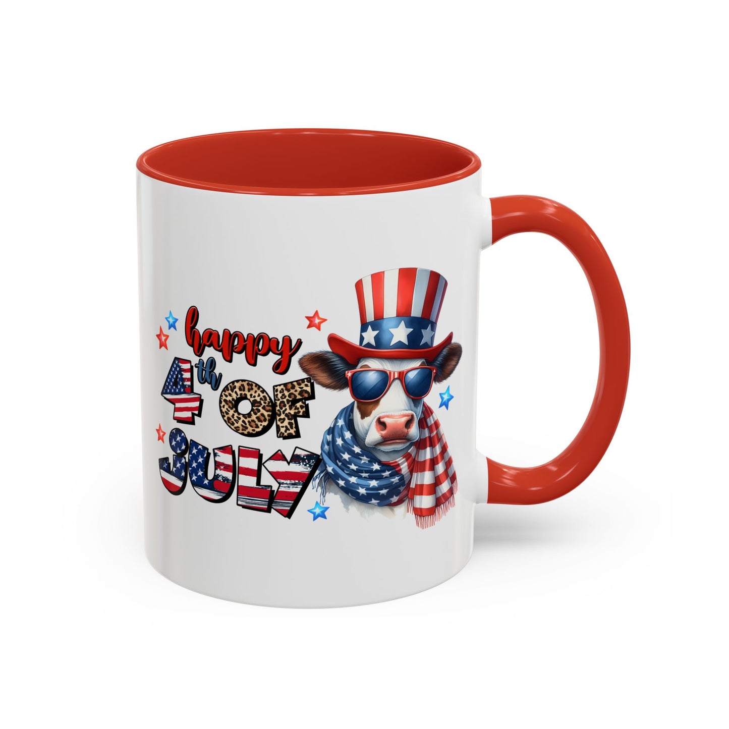 4th of July - Happy 4th of July Cool Cow