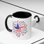 4th of July Mug - Star Flag Fireworks