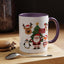 Christmas - Merry Christmas White Text Santa Reindeer Penguin Fox