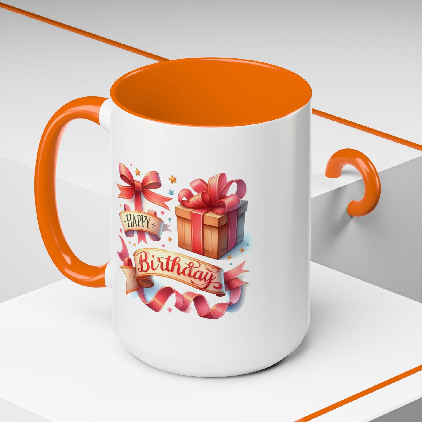 Birthday Mug - Present Ribbon