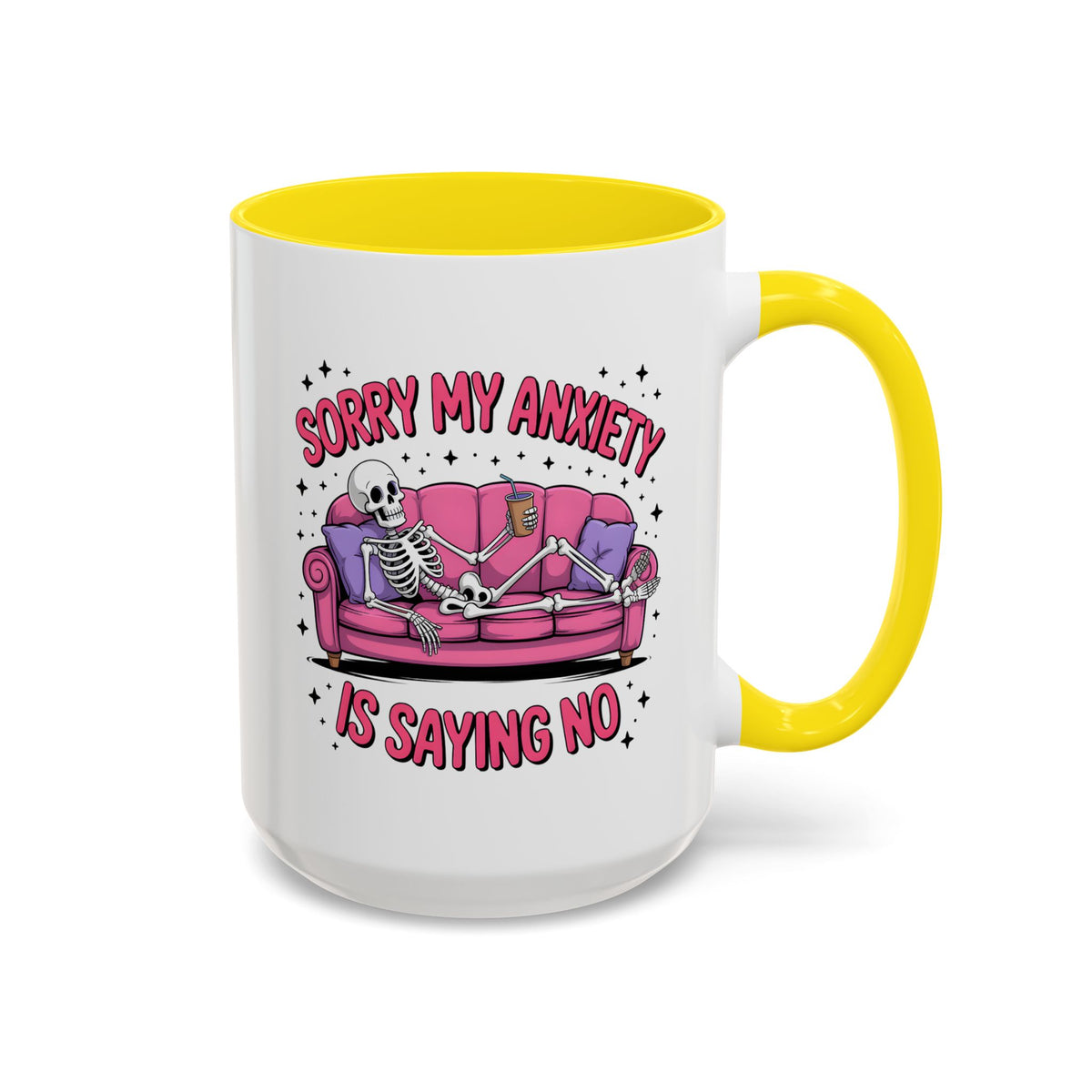 Humor Mug - Sorry My Anxiety