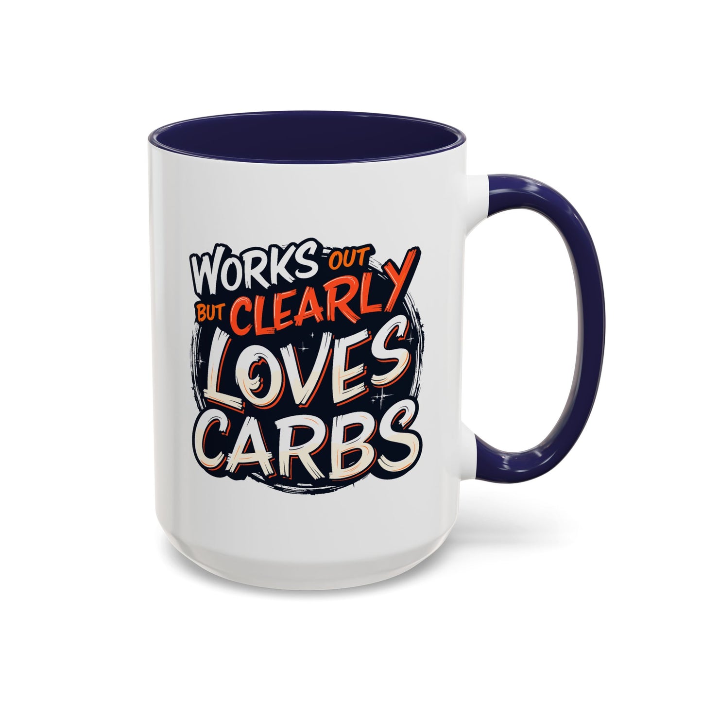 Adult Mug - Works Out But