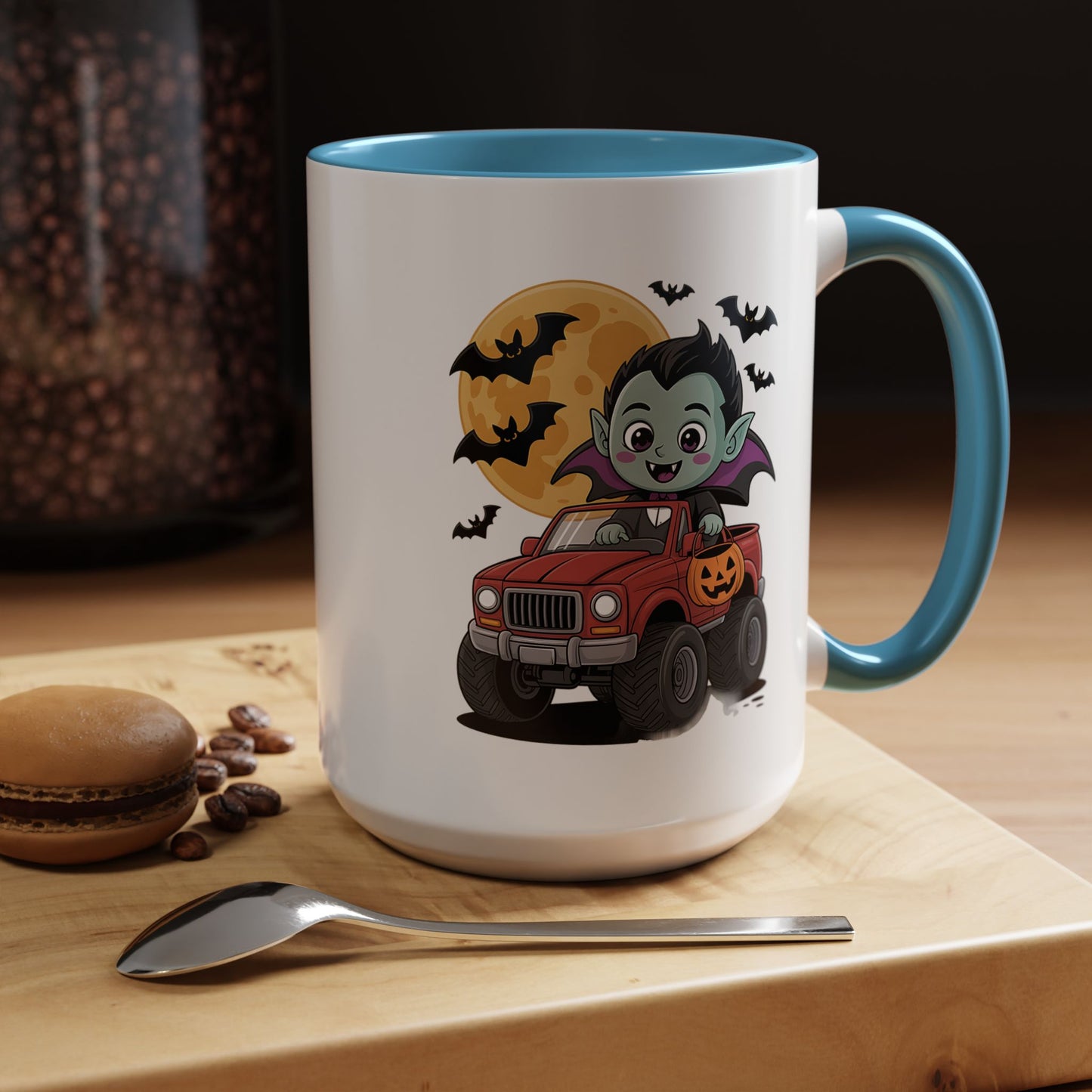 Halloween Mug - Driving Vampire