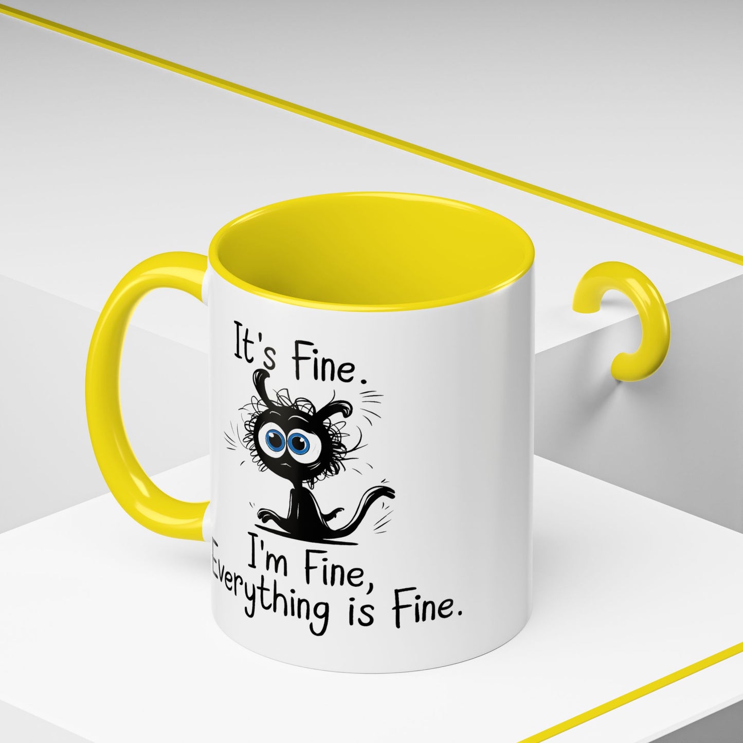 Animal Mug - It's Fine, It's Fine Everything Is Fine