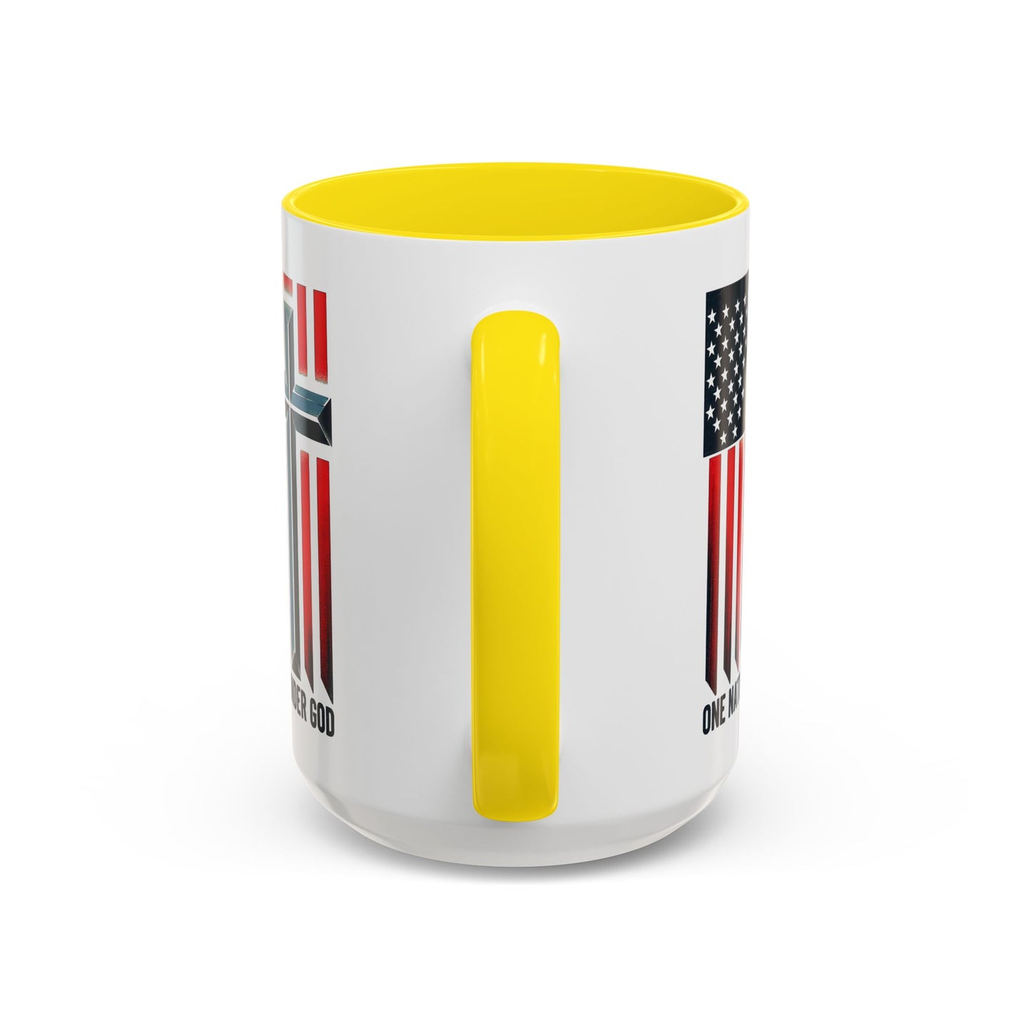 Religious Mug - One Nation Flag Cross