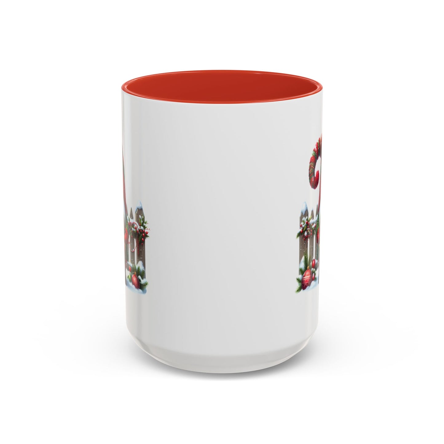 Christmas Mug - Gnome with Christmas Wreath