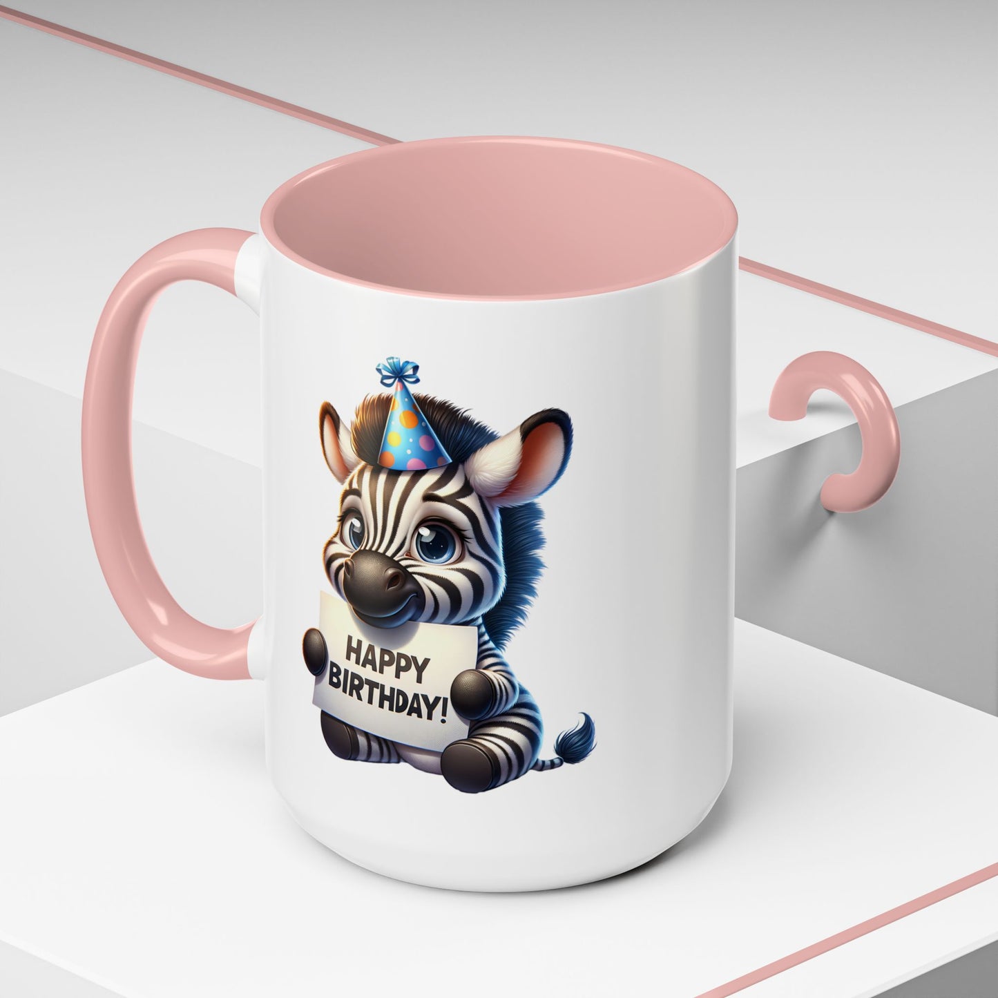 Birthday Mug - Zebra Clipart