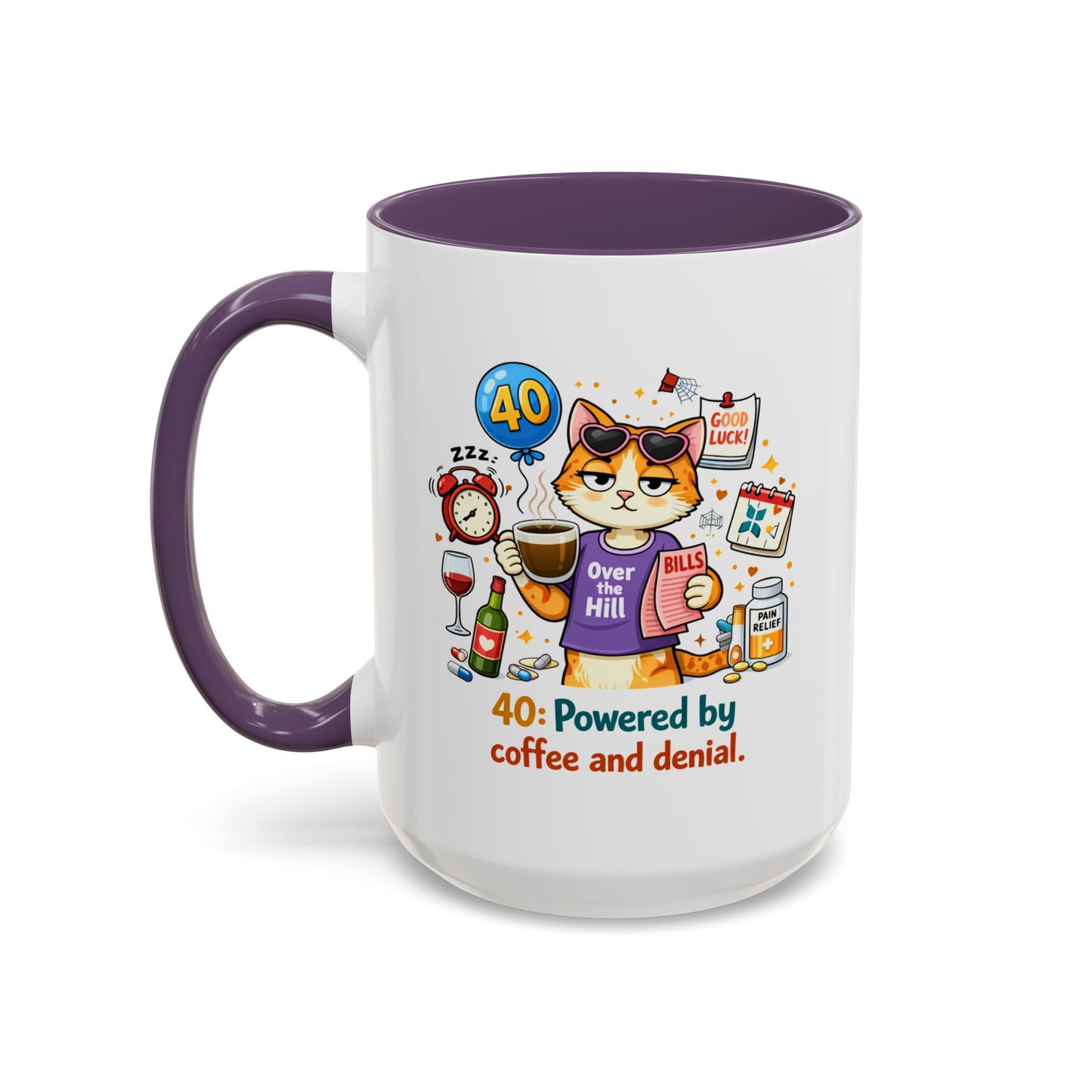 Birthday Mug - 40 Powered By