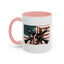 4th of July Mug - Skull Guns Flag