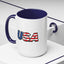 4th of July Mug - USA Flag