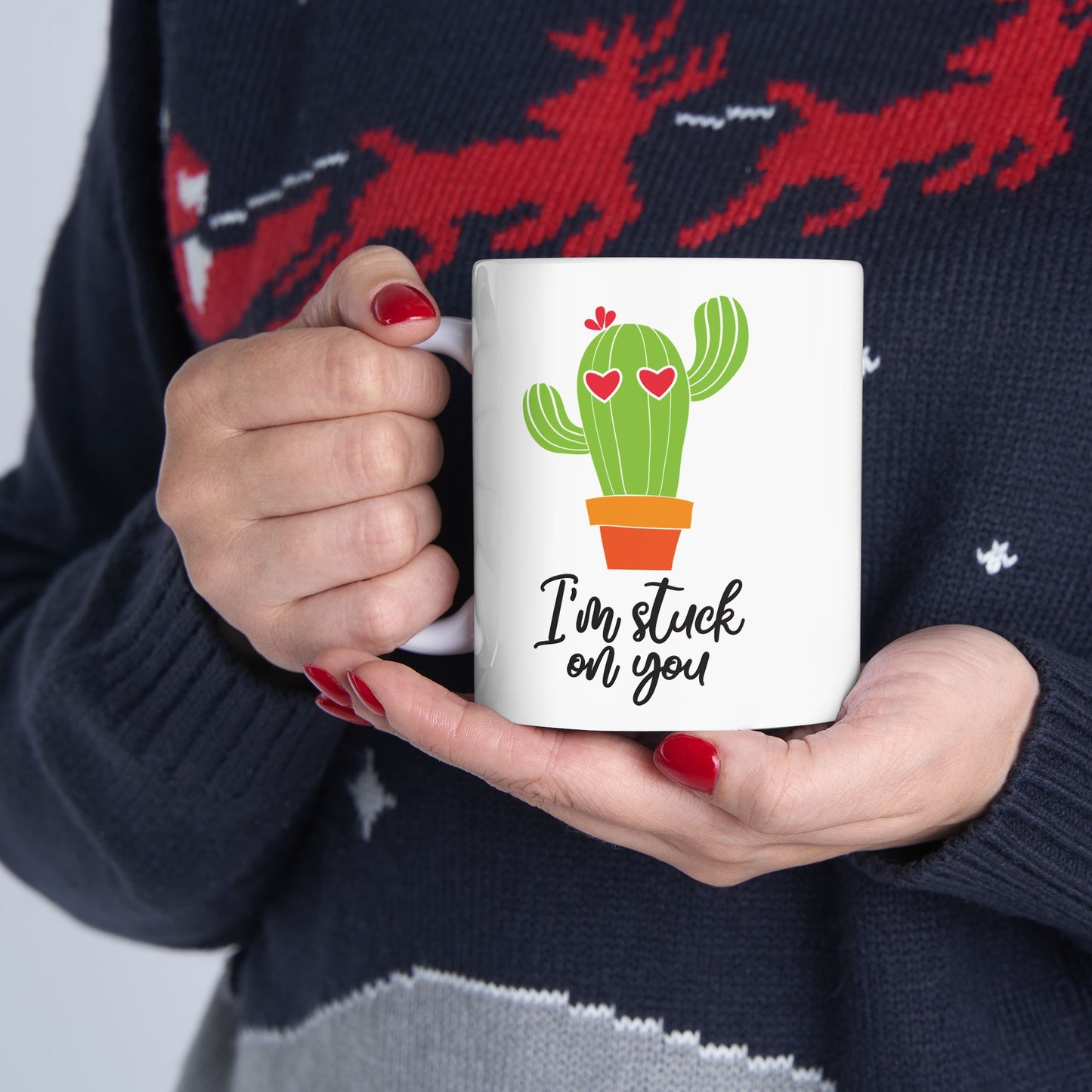 Anniversary Mug - I Am Stuck On You