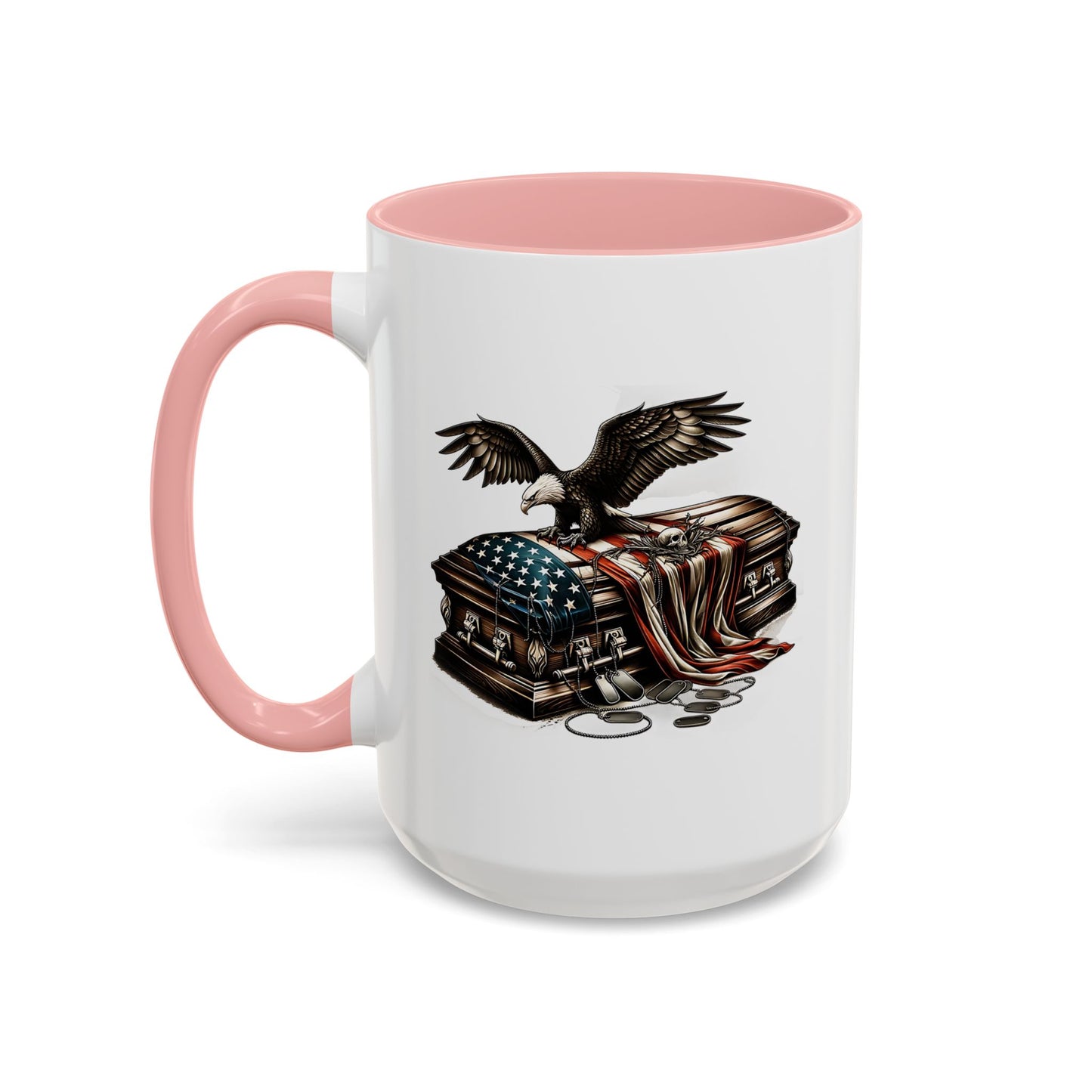4th of July Mug - American Bald Eagle Fallen Soldier