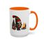 Christmas Mug - Gnome Presents and Fire