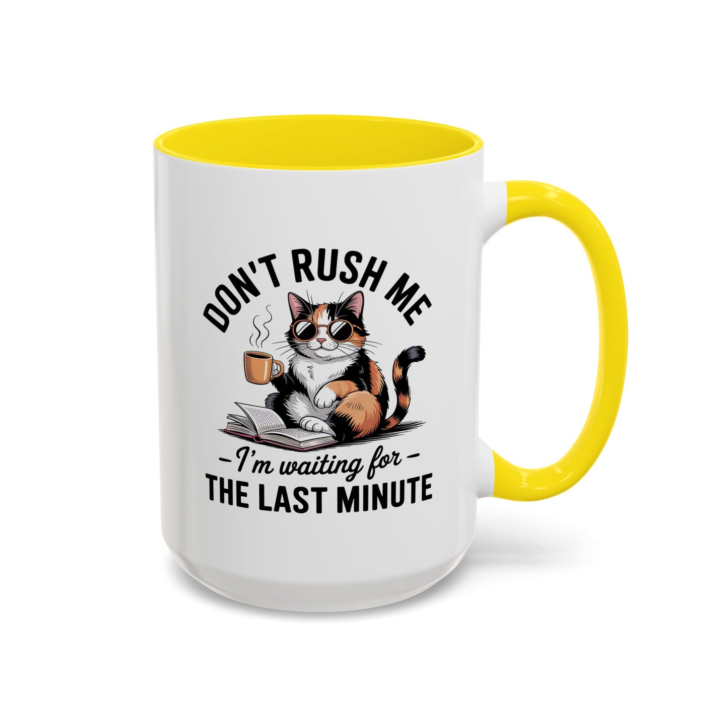 Humor Mug - Don't Rush Me Cat