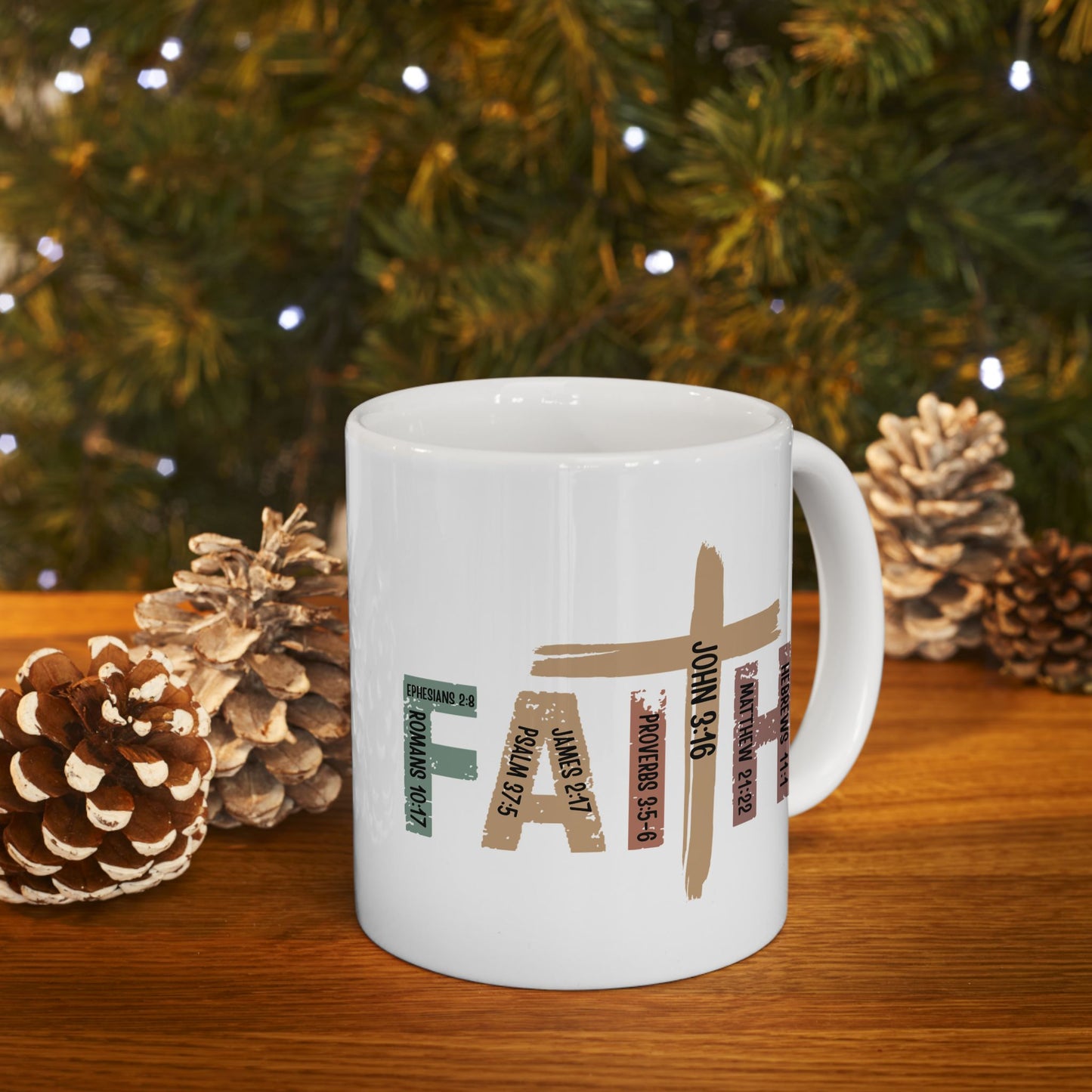 Religious Mug - Faith Cross