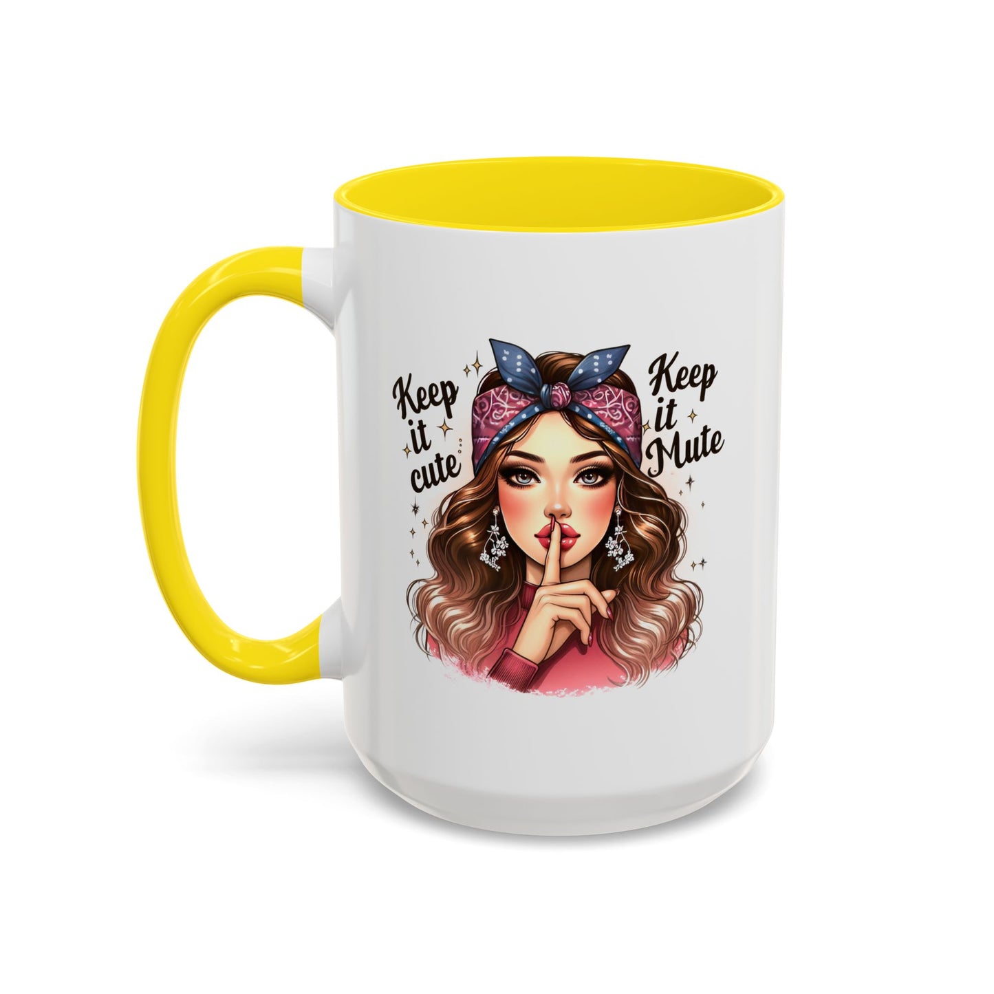 Humor Mug - Keep It Cute Keep It Mute