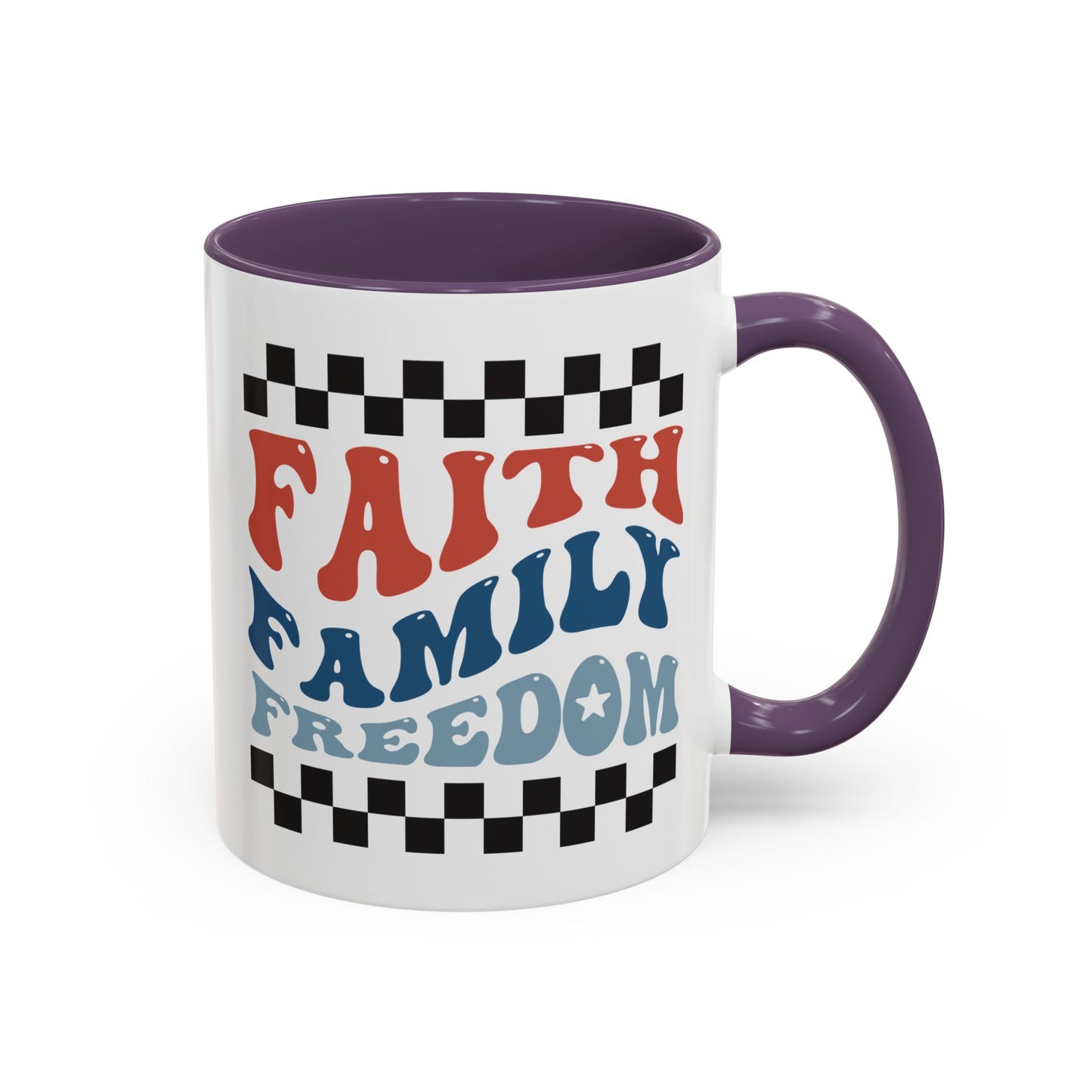 4th of July Mug - Faith Family Freedom