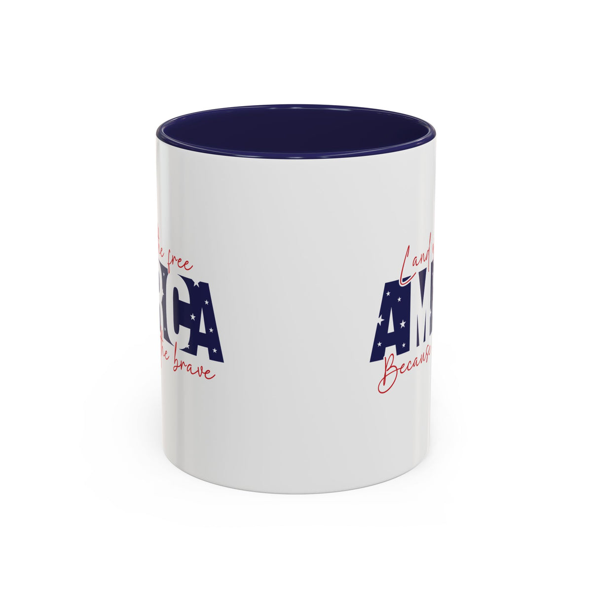 4th of July Mug - American Land of the Free Stars