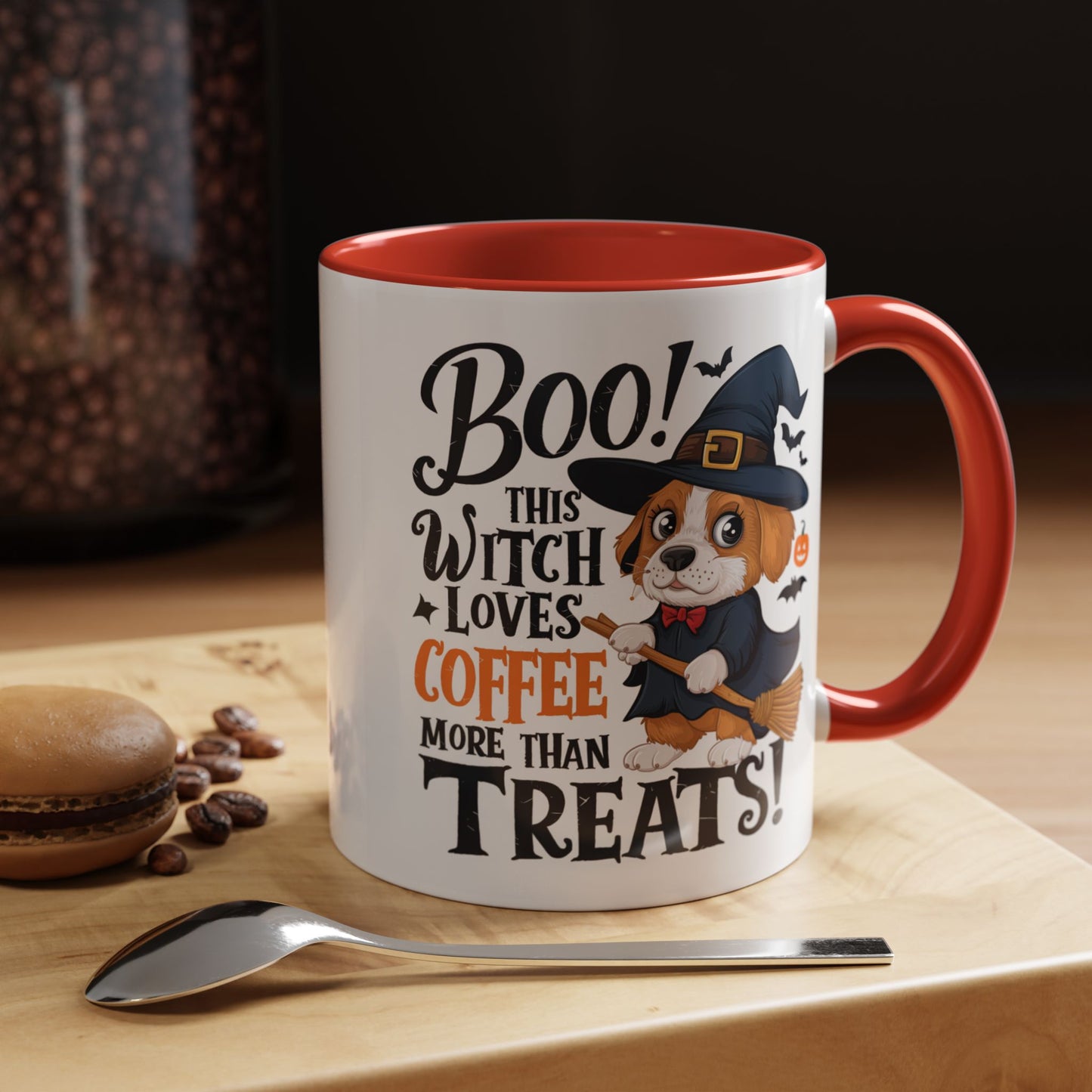 Halloween Mug - Puppy Witch