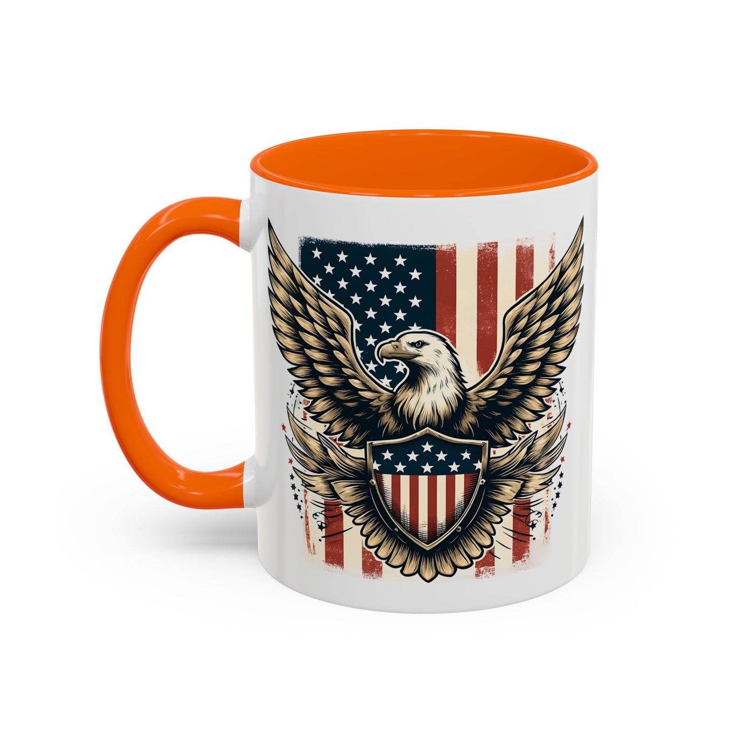 4th of July Mug - American Bald Eagle Flag 9