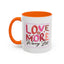 Wellness Mug - Love More Worry Less Frame