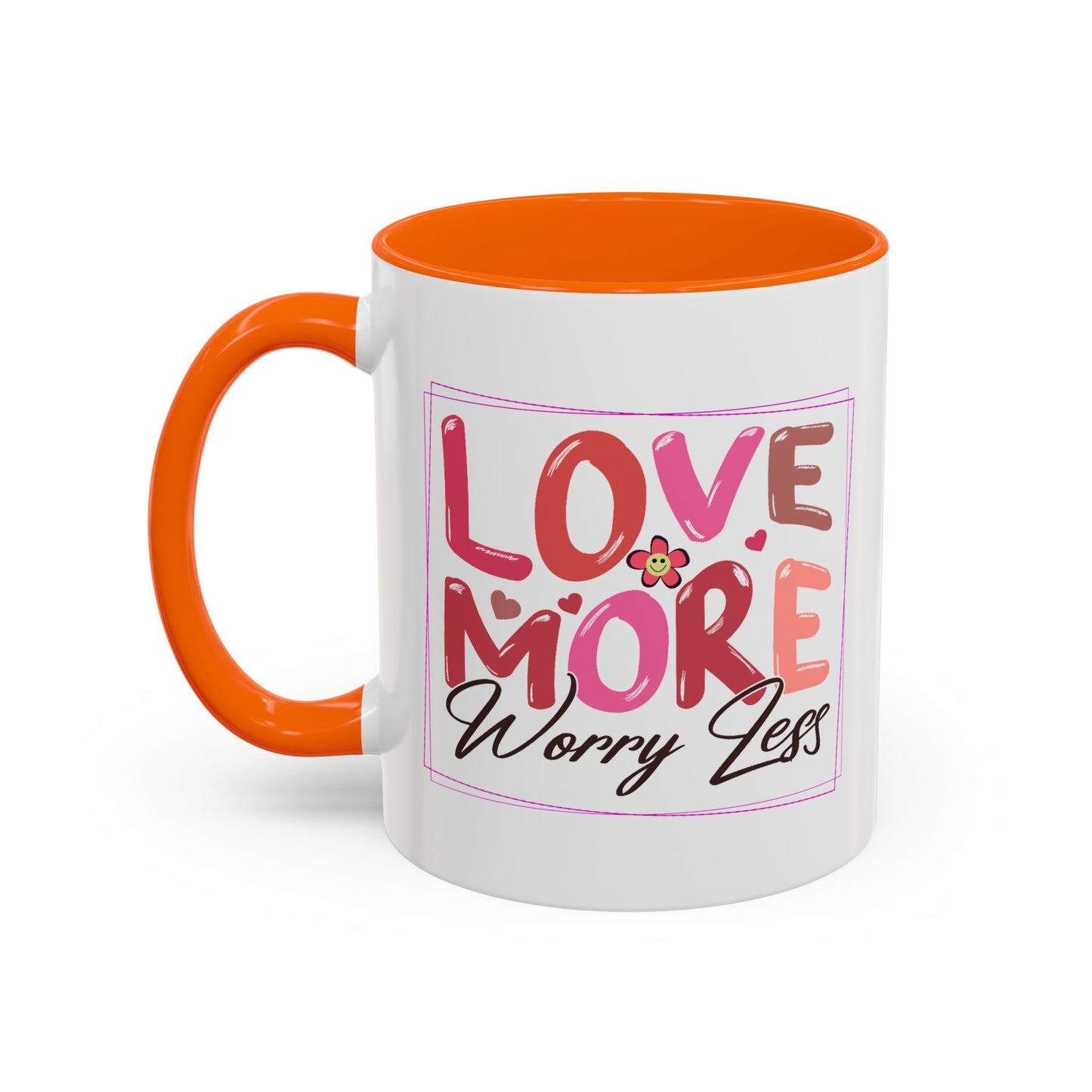Wellness Mug - Love More Worry Less Frame