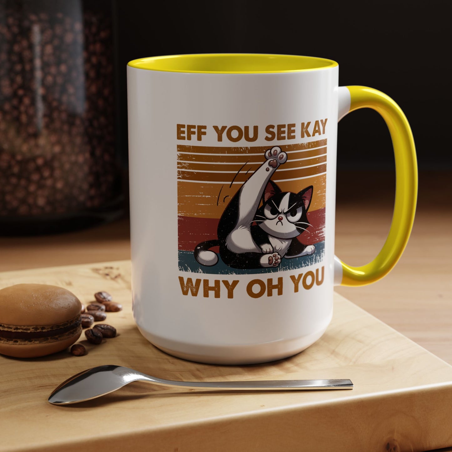 Adult Mug - Eff You See Kay Why Oh You Cat