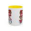 Christmas Mug - Merry Christmas White Text Reindeer Snowmen Penguin