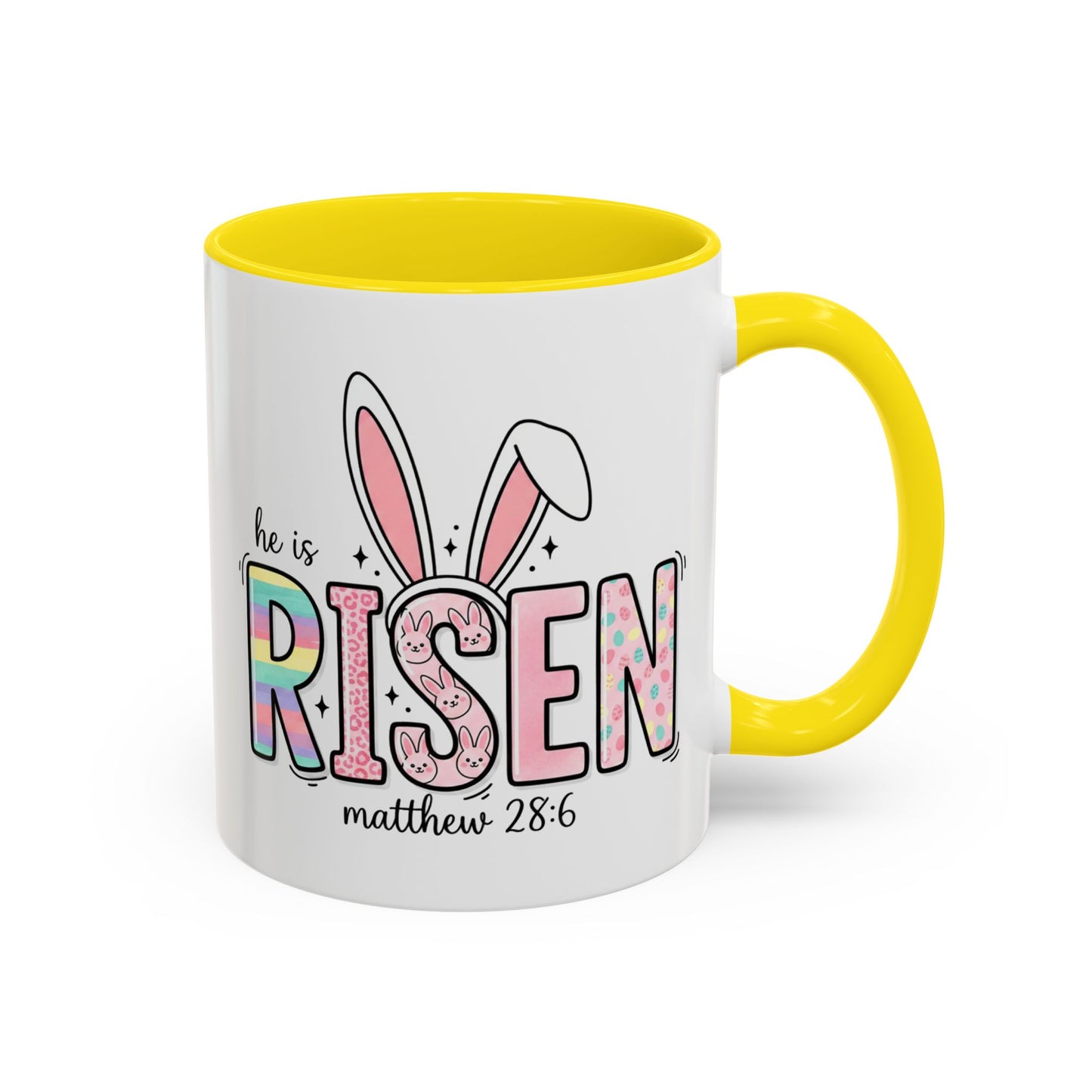 Easter Mug - He Is Risen Bunny